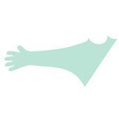 Kerbl Onderzoekshandschoen 120cm Groen Kerbl Onderzoekshandschoen 120cm Groen