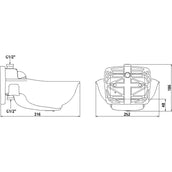 Kerbl Verw. Kunstst. drinkbak HP20, 230V zonder buisverwarming Kerbl Verw. Kunstst. drinkbak HP20, 230V zonder buisverwarming