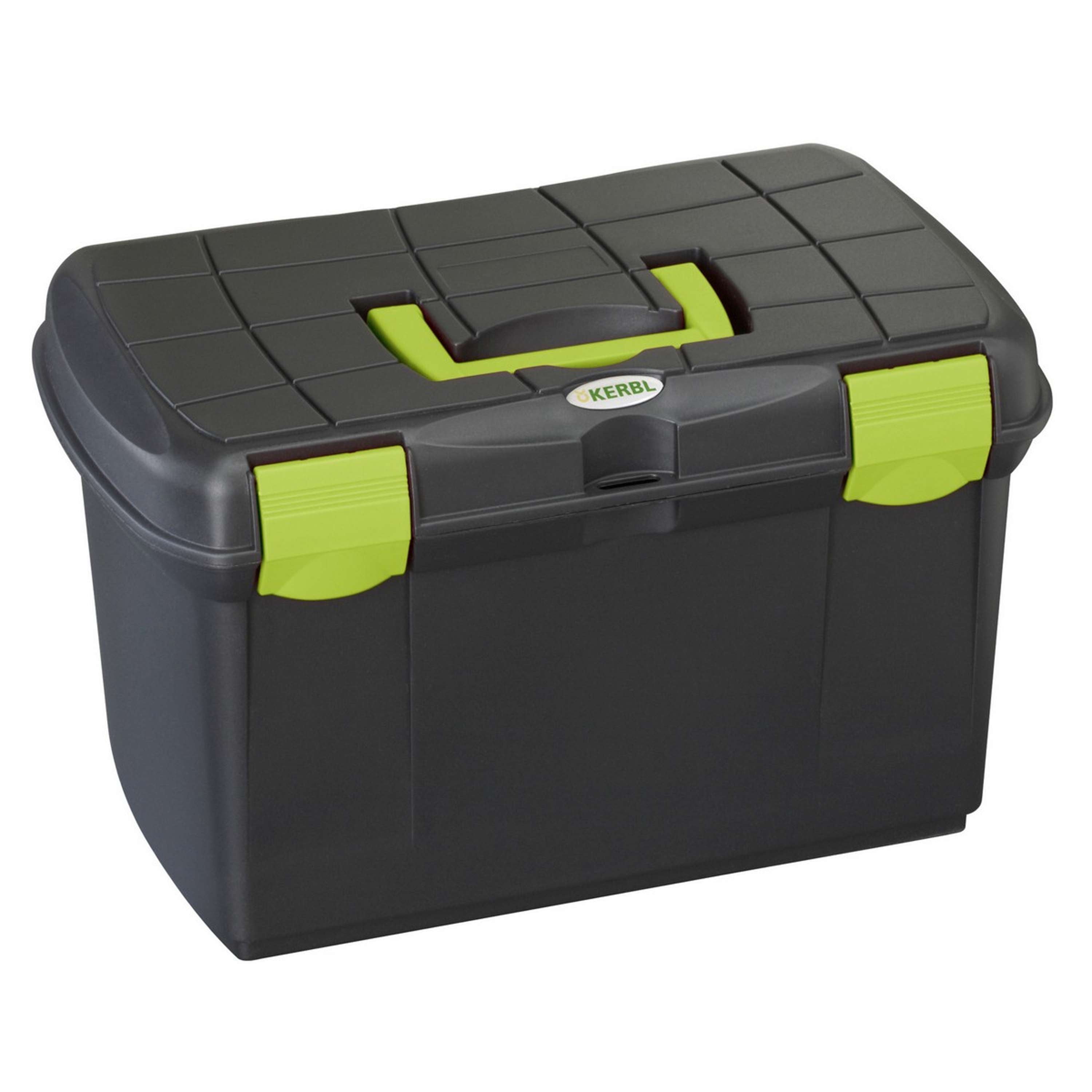 Covalliero Kerbl 321747 poetsdoos Arrezzo zwart/pistache met Covalliero Kerbl 321747 poetsdoos Arrezzo zwart/pistache met