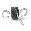 Agradi Power Poortgreep Insulator Gegalvaniseerd 2 Haken 10 Stuks