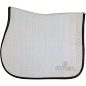Kentucky Zadeldekje Springen Fishbone Leather White Kentucky Zadeldekje Springen Fishbone Leather White