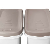 Kerbl Container Petfood Wit/Bruin Kerbl Container Petfood Wit/Bruin