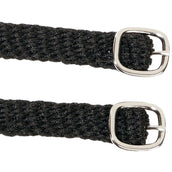 Kavalkade Sporenriempjes Gevlochten Nylon Zwart Kavalkade Sporenriempjes Gevlochten Nylon Zwart