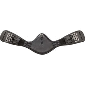 Kavalkade Dressuursingel Casper Soft Leather met Elastiek Zwart Kavalkade Dressuursingel Casper Soft Leather met Elastiek Zwart