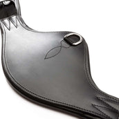 Kavalkade Dressuursingel Casper Oiled Leather met Elastiek Zwart Kavalkade Dressuursingel Casper Oiled Leather met Elastiek Zwart