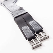 Kavalkade Dressuursingel Atlas Oiled Leather met Elastiek Zwart Kavalkade Dressuursingel Atlas Oiled Leather met Elastiek Zwart