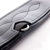 Kavalkade Dressuursingel Atlas Oiled Leather met Elastiek Zwart Kavalkade Dressuursingel Atlas Oiled Leather met Elastiek Zwart