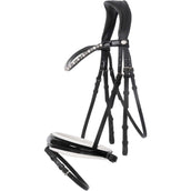 Kavalkade Hoofdstel Liliana Zwart/Patent/Wit Kavalkade Hoofdstel Liliana Zwart/Patent/Wit