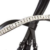 Kavalkade Stang en Trenshoofdstel Sonya Zwart Kavalkade Stang en Trenshoofdstel Sonya Zwart