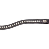 Kavalkade Frontriem met Strassstenen Zwart Kavalkade Frontriem met Strassstenen Zwart