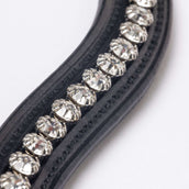 Kavalkade Frontriem met Strassstenen Zwart Kavalkade Frontriem met Strassstenen Zwart