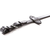 Kavalkade Teugel Rubber met Stops Zwart Kavalkade Teugel Rubber met Stops Zwart