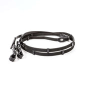 Kavalkade Teugel met Stopjes 16mm Zwart Kavalkade Teugel met Stopjes 16mm Zwart