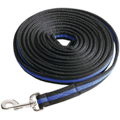 Kavalkade Longeerlijn BlackDuo 25mm Zwart/Royal Blue Kavalkade Longeerlijn BlackDuo 25mm Zwart/Royal Blue