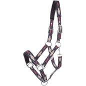 Kavalkade Halster Classic Raute Blauw/Creme/Bordeaux Kavalkade Halster Classic Raute Blauw/Creme/Bordeaux