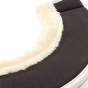 Kavalkade Springschoenen met Imitatiebont Wit Kavalkade Springschoenen met Imitatiebont Wit