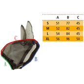 Kavalkade Vliegenmasker zonder Oren Zwart Kavalkade Vliegenmasker zonder Oren Zwart