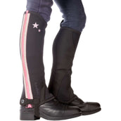 Kavalkade Chaps Lotta Kids Zwart/Roze Kavalkade Chaps Lotta Kids Zwart/Roze