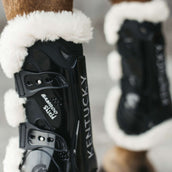 Kentucky Peesbeschermers Bamboo Elastic Vegan Sheepskin Zwart Kentucky Peesbeschermers Bamboo Elastic Vegan Sheepskin Zwart