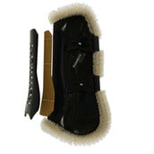 Kentucky Peesbeschermers Bamboo Elastic Vegan Sheepskin Zwart Kentucky Peesbeschermers Bamboo Elastic Vegan Sheepskin Zwart
