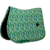 Kentucky Zadeldekje Velvet Paisley Garden Springen Groen/Navy Kentucky Zadeldekje Velvet Paisley Garden Springen Groen/Navy