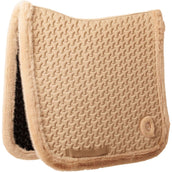 Kentucky Zadeldekje Fake Fur Onion Quilt Dressuur Beige Kentucky Zadeldekje Fake Fur Onion Quilt Dressuur Beige