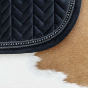 Kentucky Zadeldekje Velvet Pearls Springen Zwart Kentucky Zadeldekje Velvet Pearls Springen Zwart