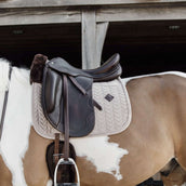 Kentucky Zadeldekje Skin Friendly Velvet Dressuur Beige Kentucky Zadeldekje Skin Friendly Velvet Dressuur Beige