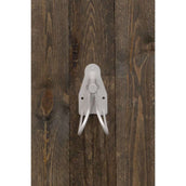 Kentucky Zadelrek Metal met Dekjeshouder Steel Grijs Kentucky Zadelrek Metal met Dekjeshouder Steel Grijs