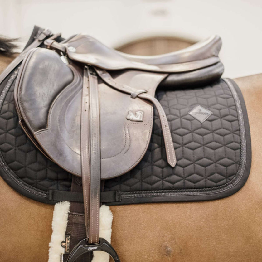 Kentucky Zadeldekje Glitter Rope Springen Zwart Kentucky Zadeldekje Glitter Rope Springen Zwart