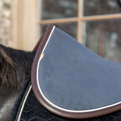 Kentucky Zadelonderlegger Halfpad Anatomic Absorb Navy/White/Brown Kentucky Zadelonderlegger Halfpad Anatomic Absorb Navy/White/Brown