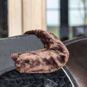 Kentucky Zadelonderlegger Halfpad Anatomic Absorb Sheepskin Bruin/Zwart Kentucky Zadelonderlegger Halfpad Anatomic Absorb Sheepskin Bruin/Zwart