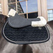 Kentucky Zadelonderlegger Halfpad Anatomic Absorb Sheepskin Black/Natural Kentucky Zadelonderlegger Halfpad Anatomic Absorb Sheepskin Black/Natural