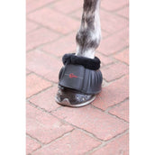 Covalliero Springschoenen Rubber met Fleecerand Zwart Covalliero Springschoenen Rubber met Fleecerand Zwart