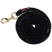 Covalliero Halstertouw TopLine met Musketonhaak Zwart Covalliero Halstertouw TopLine met Musketonhaak Zwart