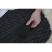 Kerbl Zadelonderlegger Corrective Antislip Nep Bont Zwart Kerbl Zadelonderlegger Corrective Antislip Nep Bont Zwart