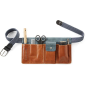 Kettner Quality Products Vlechttas Classic Cognac/Blauw Kettner Quality Products Vlechttas Classic Cognac/Blauw