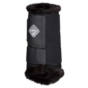 LeMieux Beenbeschermers Brushing Fleece Zwart/Zwart LeMieux Beenbeschermers Brushing Fleece Zwart/Zwart