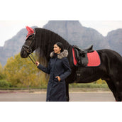 LeMieux Zadeldekje Suede Dressuur Cranberry LeMieux Zadeldekje Suede Dressuur Cranberry