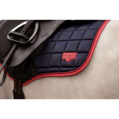 LeMieux Zadeldekje Loire Classic Springen Navy/Cranberry LeMieux Zadeldekje Loire Classic Springen Navy/Cranberry