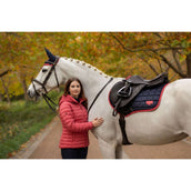 LeMieux Zadeldekje Loire Classic Springen Navy/Cranberry LeMieux Zadeldekje Loire Classic Springen Navy/Cranberry