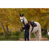 LeMieux Zadeldekje Loire Classic Springen Navy/Cranberry LeMieux Zadeldekje Loire Classic Springen Navy/Cranberry