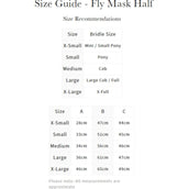 LeMieux Vliegenmasker Amour Shield Pro met Oren Navy LeMieux Vliegenmasker Amour Shield Pro met Oren Navy