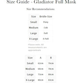 LeMieux Vliegenmasker Gladiator Full Grijs LeMieux Vliegenmasker Gladiator Full Grijs