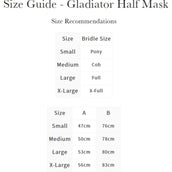 LeMieux Vliegenmasker Gladiator Half Grijs LeMieux Vliegenmasker Gladiator Half Grijs