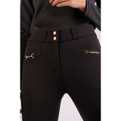 Montar Rijbroek Molly Rosegold Highwaist Full Grip Zwart Montar Rijbroek Molly Rosegold Highwaist Full Grip Zwart