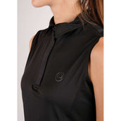 Montar Poloshirt Fiona Mouwloos Zwart Montar Poloshirt Fiona Mouwloos Zwart