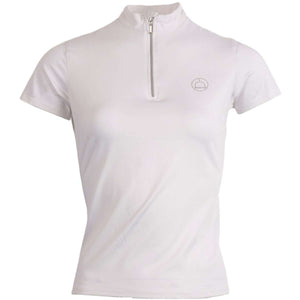 Montar Poloshirt Everly Crystal Logo Wit Montar Poloshirt Everly Crystal Logo Wit