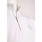 Montar Poloshirt Everly Crystal Logo Wit Montar Poloshirt Everly Crystal Logo Wit