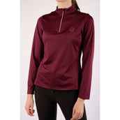 Montar Shirt Everly Rosegold Lange Mouwen Plum Montar Shirt Everly Rosegold Lange Mouwen Plum